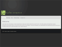 Tablet Screenshot of hallercreative.com